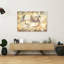 Golden Dragon Calligraphy Abstract Contemporary Horse Wall Art Print 1 Piece Wrapped Canvas Wall Art-389347045