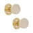 Polished Brass/White