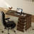 Italian style simple desk and chair set