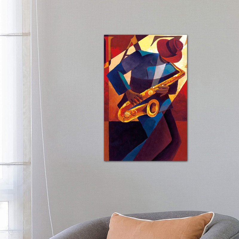 Bebop by Keith Mallett - Wrapped Canvas Painting, 66.04 cm H x 45.72 cm W x 1.91 cm D