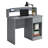 Inverness Desk with Storage Shelving Hutch and Drawer-1133097786