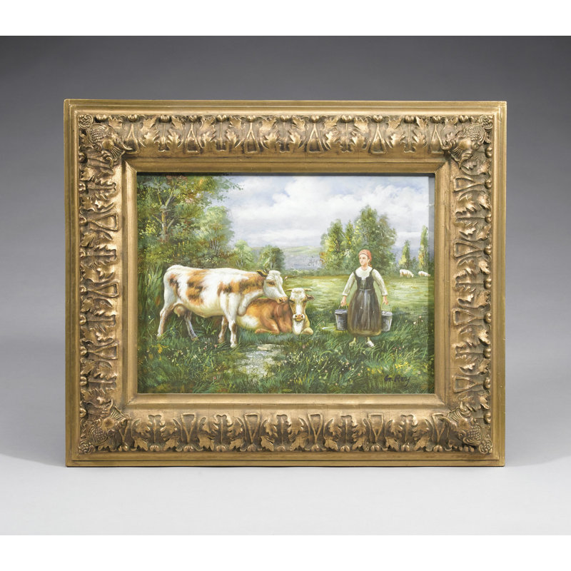 Reproduction d’art sur bois encadrée