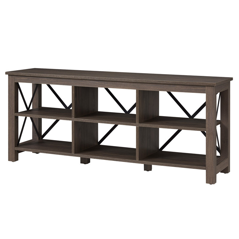 Unfinished TV Stand for TVs up to 65", Alder Brown