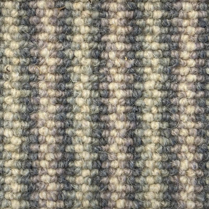 Stair Runner Striped Wool Looped / Hooked Area Rug, Stair Runner 4'2" x 54'2"