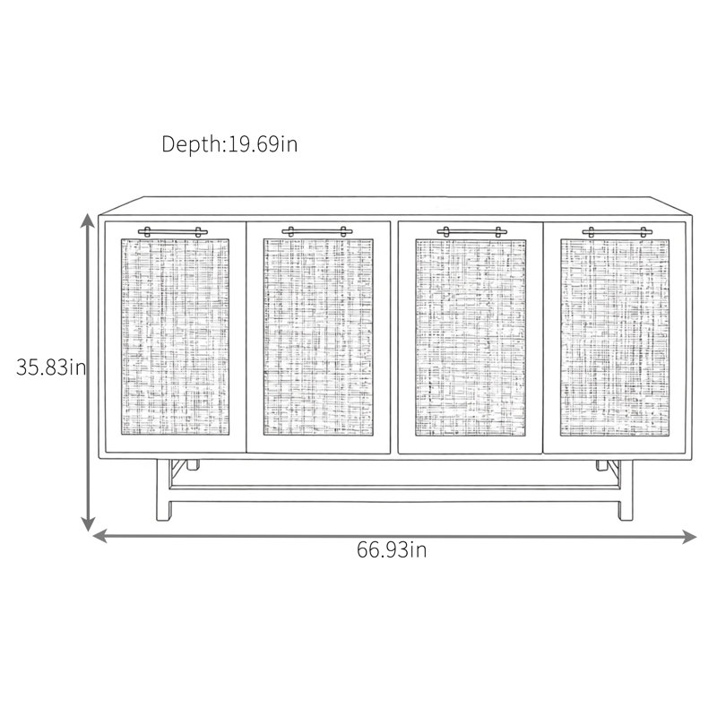 Modern Art-Style Sideboard