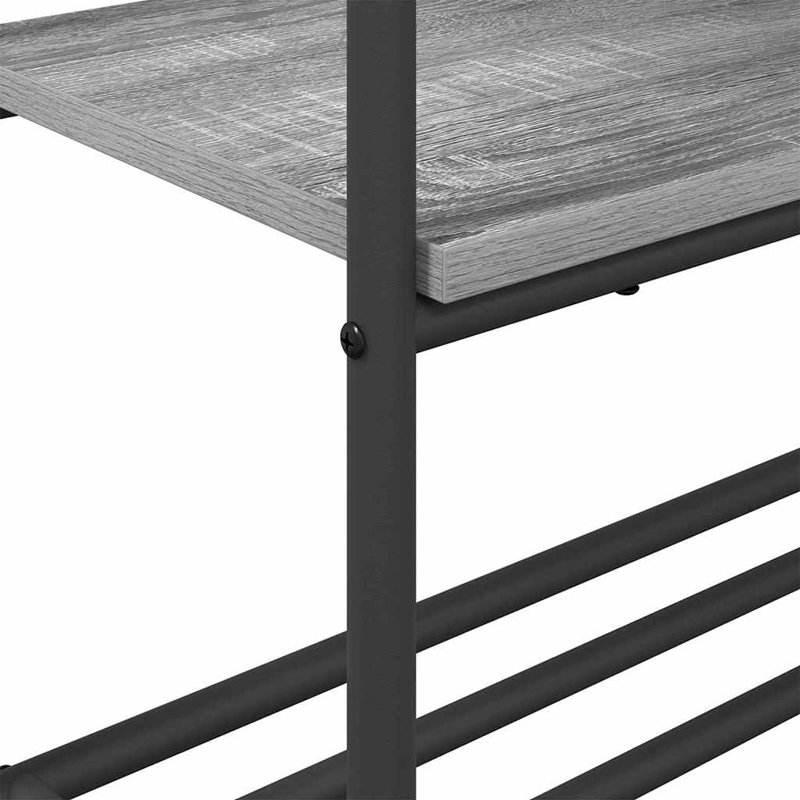 Clothes Rack With Shelves 77 X 30 X 171 Cm, Grey Sonoma