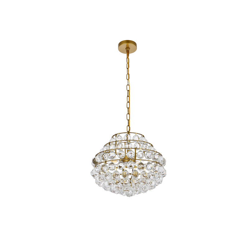 Kieron 3 - Light Unique/Statement Pendant, 75" H x 16" W x 16" D, Brass