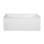 Kingston Brass Aqua Eden 60-Inch Acrylic Rectangular 3-Wall Alcove Tub