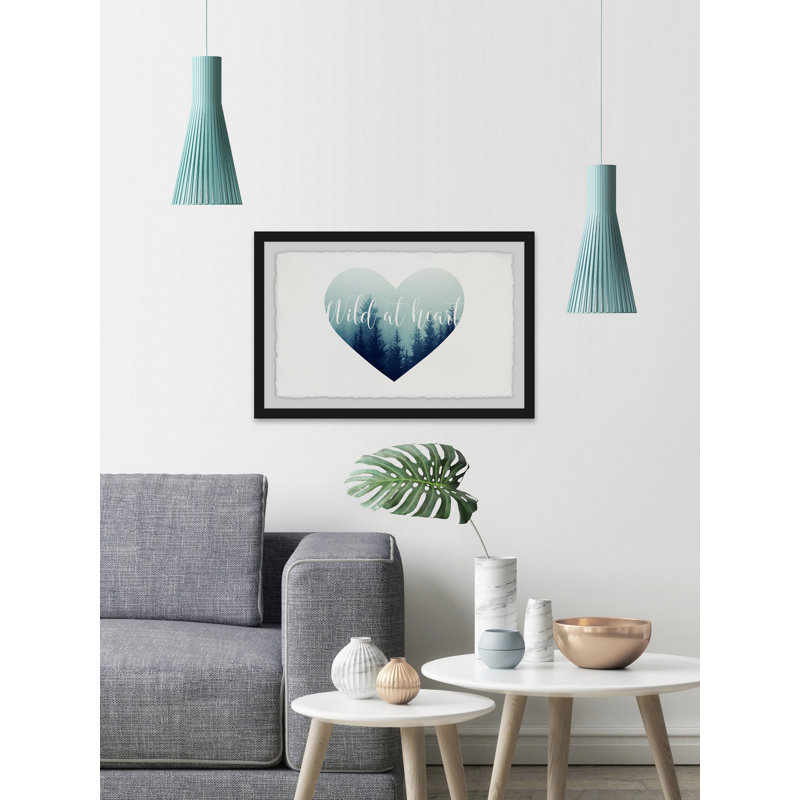 Wild At Heart - Single Picture Frame Print, 41 cm H x 61 cm W x 3.81 cm D
