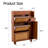 The Modern Minimalist Mdf Shoe Cabinet, Suitable For A Variety Of Styles Including Nordic, Japanese, And Industrial