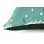 Green Winter Abstract Cotton Throw Pillow