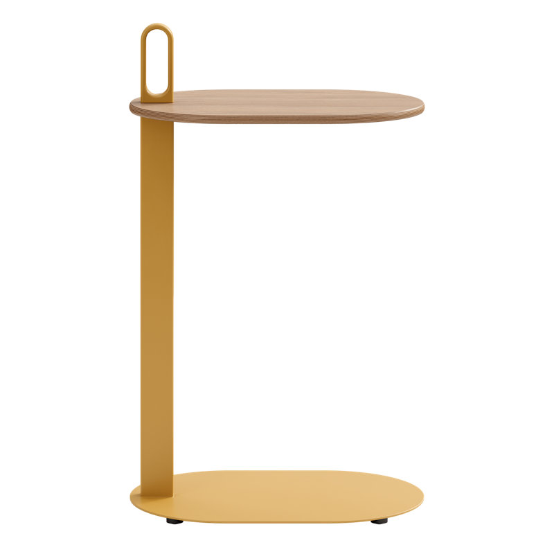 Alden Laptop Table, Ochre Yellow, European Beech