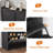 Shoe Cabinet with 2/3/4/6 Flip Drawers/ with 3 Flip Drawers & Side Door, Wooden Shoe Organizer w/Adjustable Shelf, Shoe Storage for Entryway, Hidden Shoe Cabinet for Hallway,-1198379411