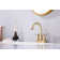 4 Inch 2-Handle High Arc Bathroom Faucet with Supply Hoses and Pop-up Drain