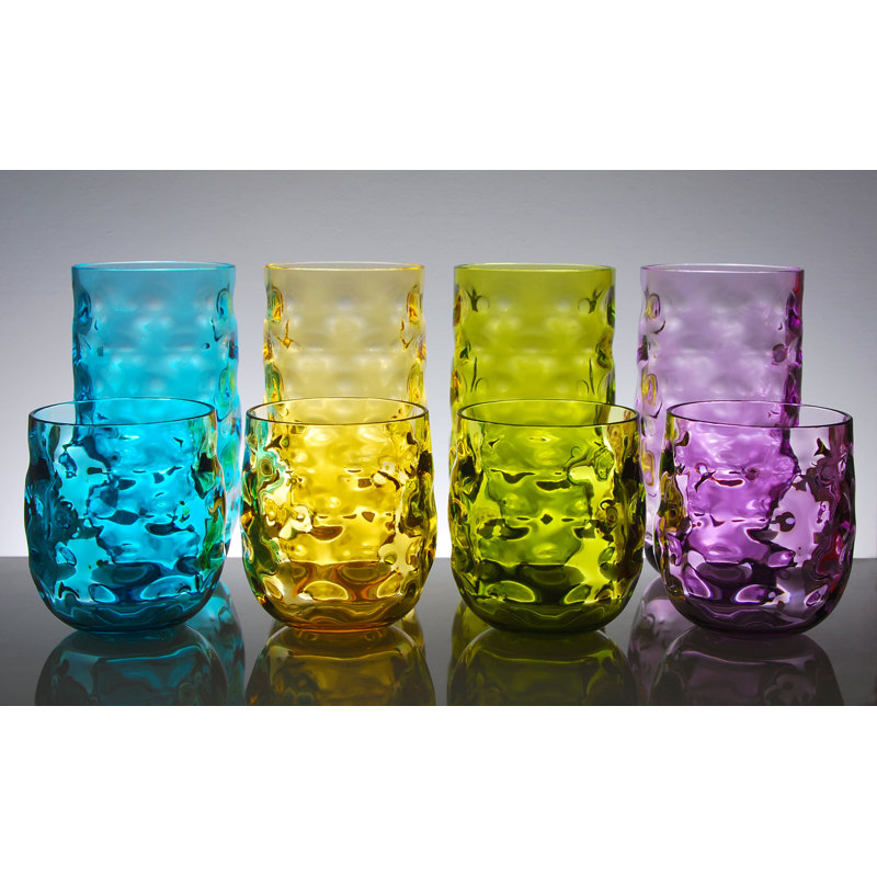 Corentin 14oz. Acrylic Drinking Glass Set, Multi