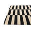 Tapis noir et blanc Orta