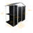6 X 4 FT Outdoor Storage Shed With Rack Metal Garden Shed With Storage Shelves Bike Storage Tool Cabinet Box For Lawn Backyard Patio Use