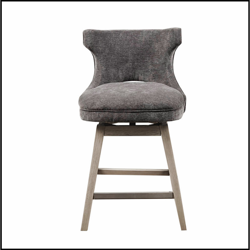 Tabouret de comptoir pivotant de 25,75 pouces avec coussin confortable et fabrication durable pour les cuisines et les bars modernes