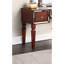 Mobilier de chambre à coucher en cerisier de luxe - coiffeuse avec tabouret, 3 tiroirs et trois compartiments de couleur miroir