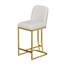 Chaises de salle à manger modernes (2) - blanches, avec rembourrage. Fabriqué à partir de matériaux de qualité supérieure pour la longévité. Réglages fonctionnels multiples. Facile à nettoyer et à installer. Coussinets équipés. 2 barres peu encombrantes