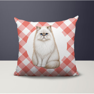Persian Cat Indoor/Outdoor Reversible Pillow