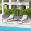 Ensemble de 2 chaises longues pliantes et chaises longues-1024932577