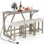 3 - Person Solid Wood Dining Set