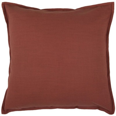 Coussin décoratif en coton 20 po Merlot