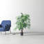 48'' Faux Plant in Pot Liner