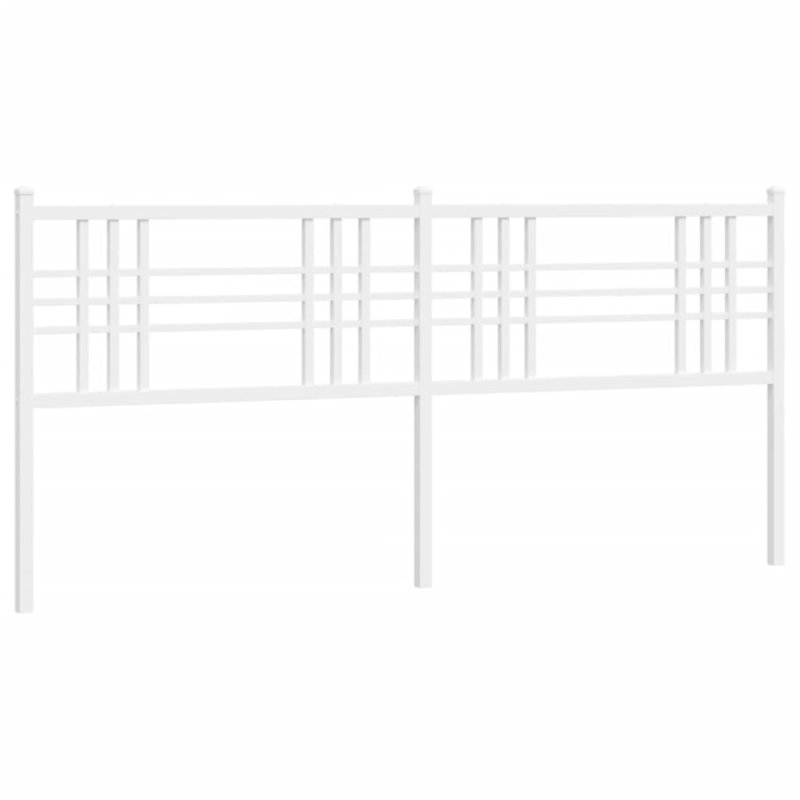 17 Stories Metal Replace Headboard White 193Cm, White, Super King - 180 x 200 cm