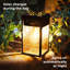 Lanterne solaire solaire avec ampoule Edison