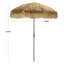Parasol Tiki 6,5 pi Vreeland