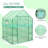 57'' x 57'' x 77'' Greenhouse