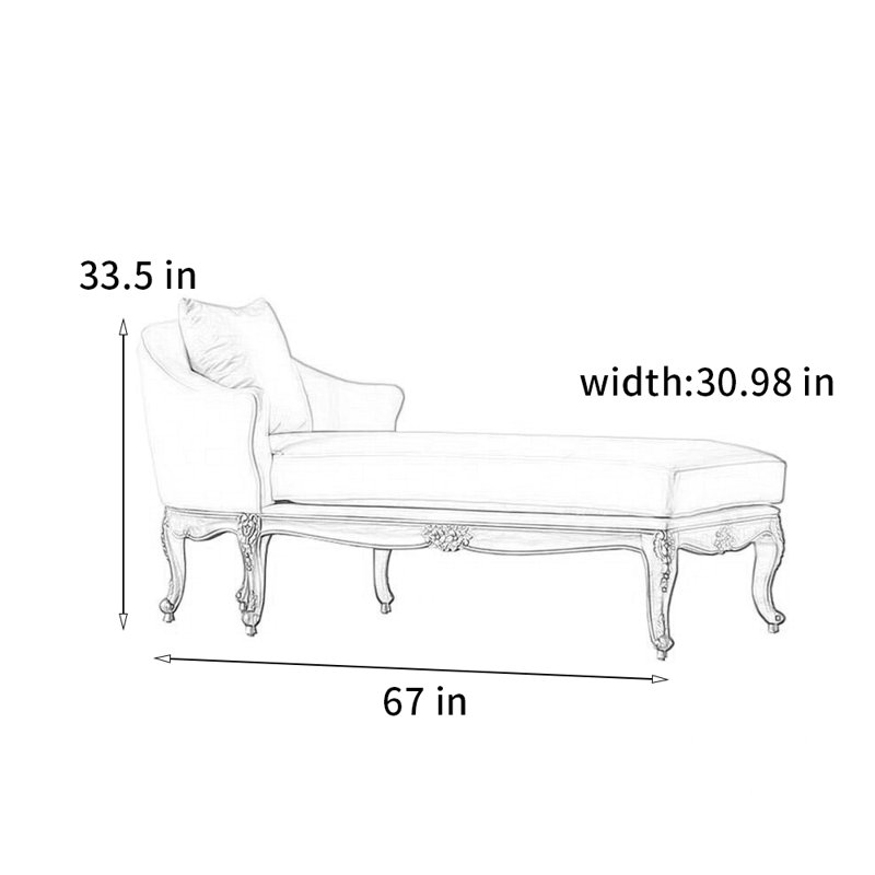 Carved solid wood chair