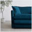 Canapé à deux places en chenille avec 1 repose-pieds, canapé modulaire en forme de L 2 places avec repose-pieds, causeuse avec repose-pieds pour petit espace de vie, chenille grise-118043515