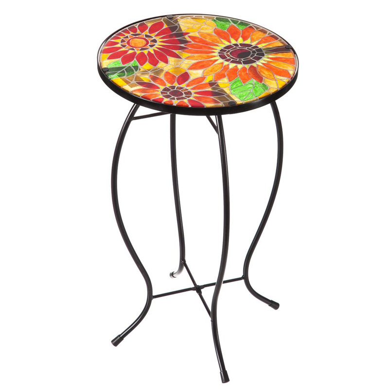 Table d'appoint tournesol intérieur / extérieur