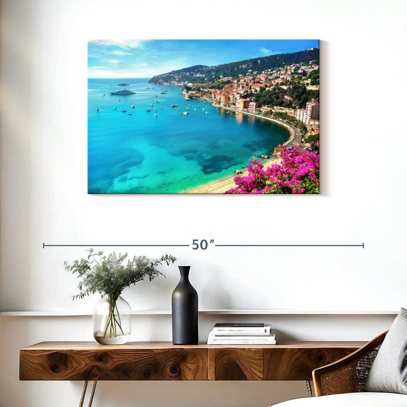 Gillard Villefranche-Sur-Mer Coastal Gillard, H 24 po x l 36 po
