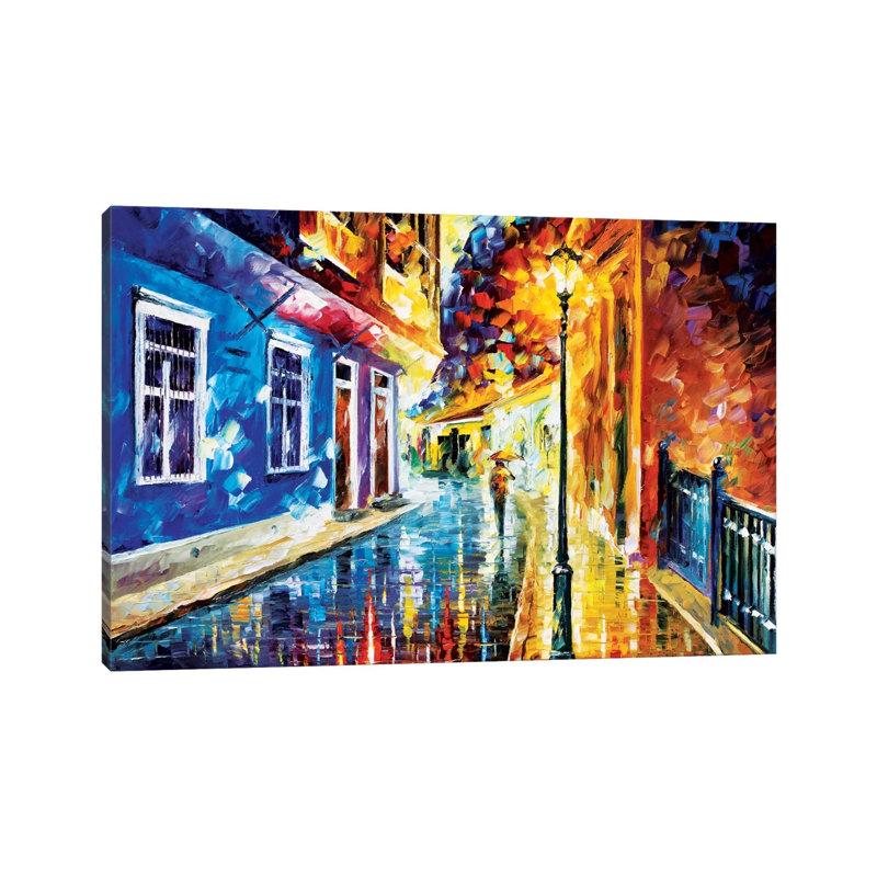 Quito Ecuador by Leonid Afremov - Painting on Canvas, 101.6 cm H x 66.04 cm W x 1.91 cm D, Wrapped Canvas