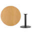 Plateau de table rond en stratifié de 24 po avec base de bar ronde de 18 po Jamey-1870724600-1870724550-1867976234