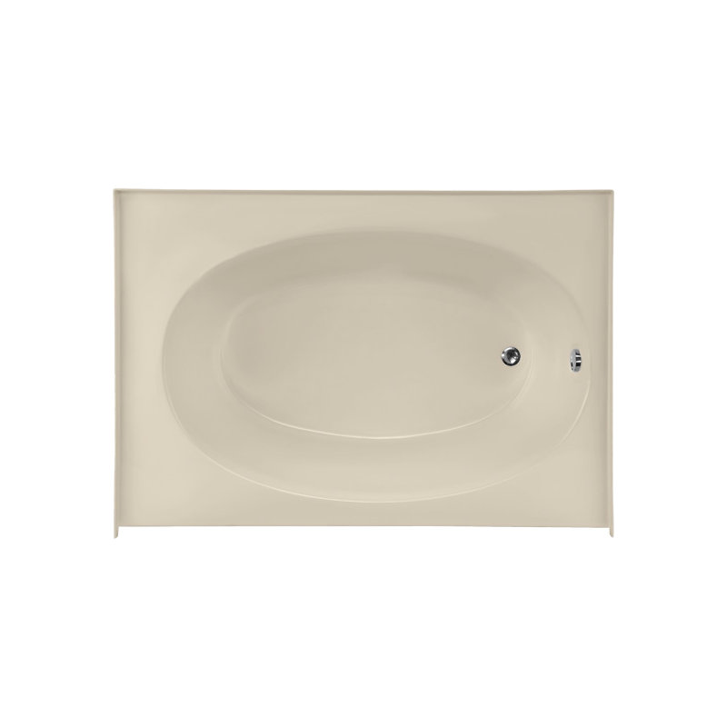 Kona 60'' L Soaking Bathtub, Right, White