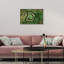 «Abstract Dreaming About Emerald Geode Crystals», impression sur toile tendue-68015337-68015339