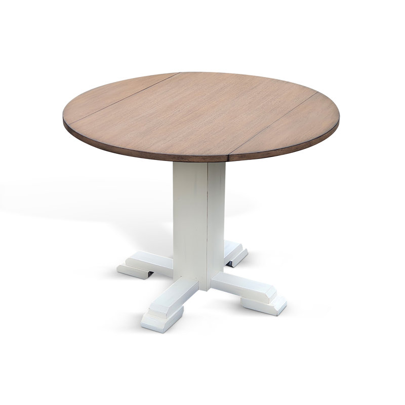 August Grove® Drop Leaf Round Table