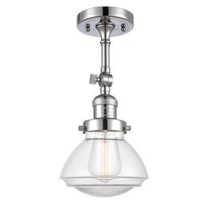 Plafonnier semi-encastré 1 lumière 6,75 po Chesterville