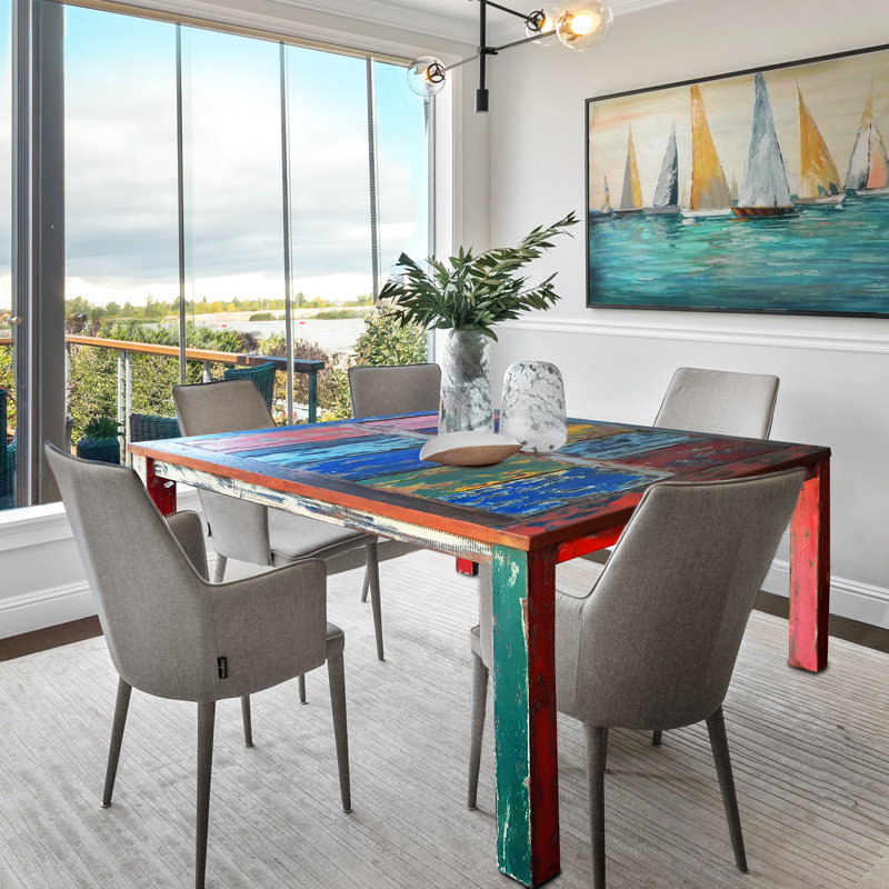 Boylon Square Solid Wood Dining Table