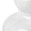 Sandar Lamp with Shade 17-inch White Linen, with Gold-1460855648-1460855649