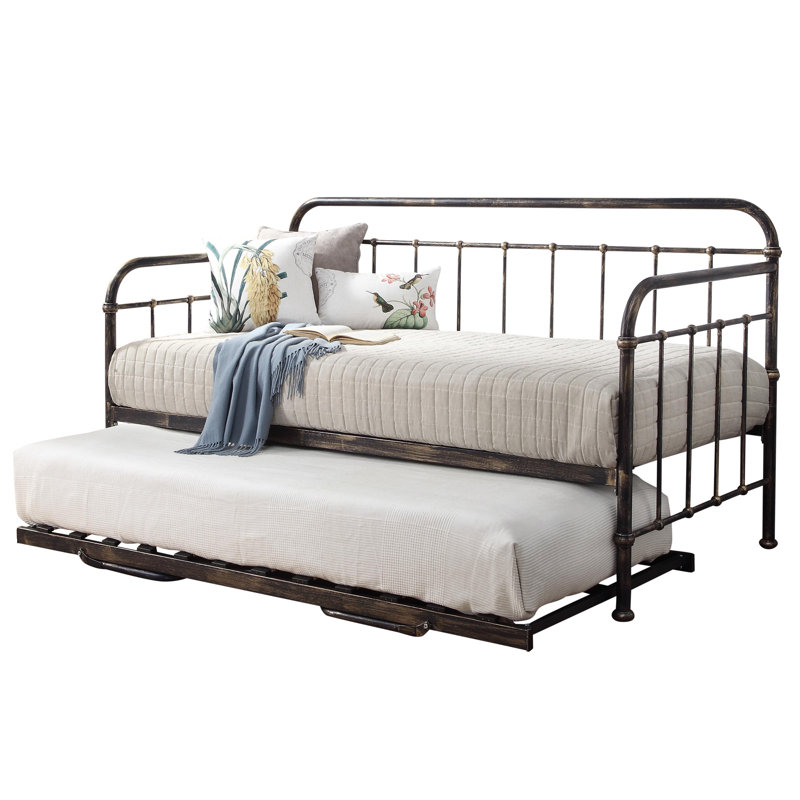 Ivan Daybed with Trundle, Copper, 12cm Memory Foam