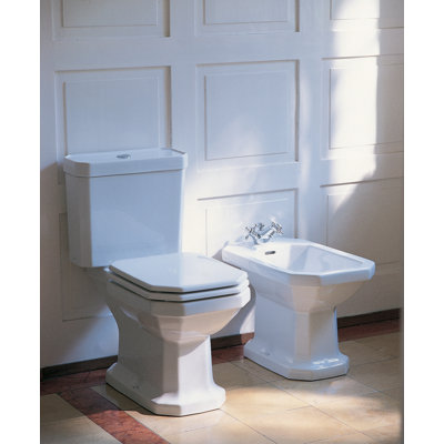 1.28 GPF (Water Efficient) Elongated Two-Piece Toilet (Seat Not Included)