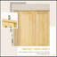 Stylish Pinewood Kitchen Pantry Cabinet With Adjustable Shelves And Soft-Close Doors