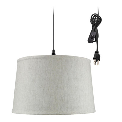 Luciano 1 - Light Black Unique/Statement Pendant