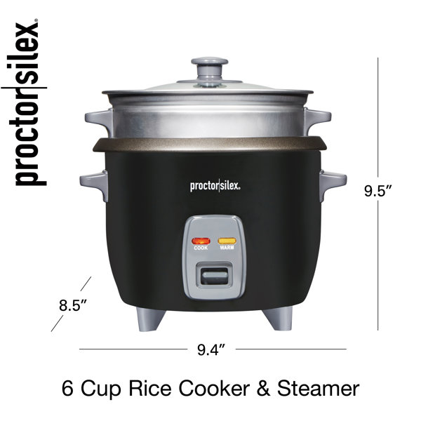 Black + Decker - 6 Function Multi-Cooker / Rice Cooker, Stainless Steel 
